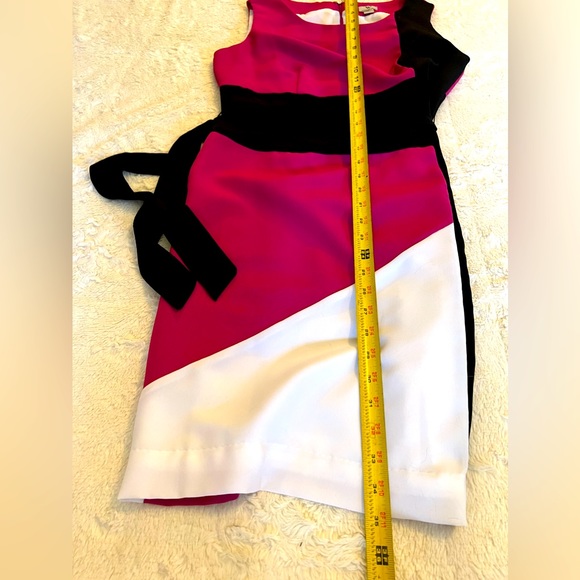 Fun pop of color fully-lined dress by Worthington - Picture 7 of 12